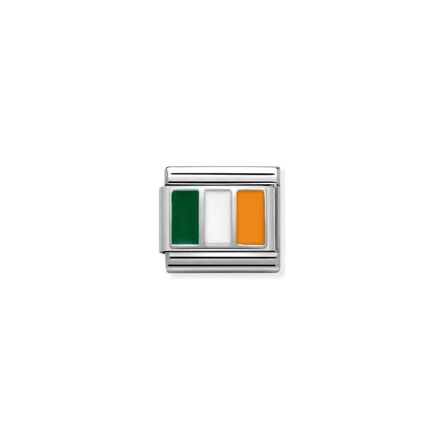 Nomination Composable Link Silver - Ireland Flag