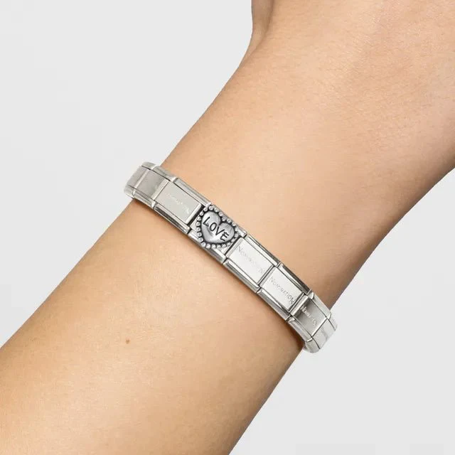 Nomination Composable Link Silver - Love Beaded Heart - Image 3
