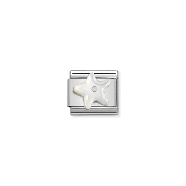 Nomination Composable Link Silver - Mother of Pearl Starfish
