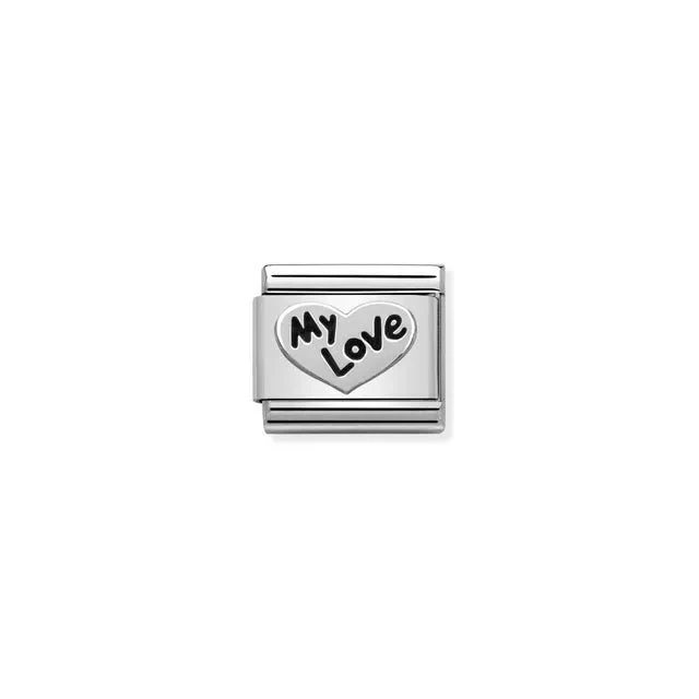 Nomination Composable Link Silver - My Love Heart