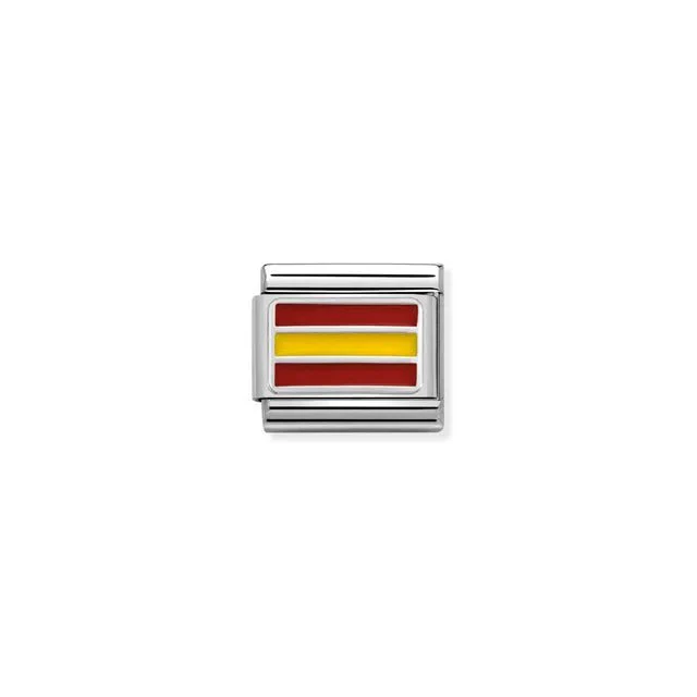 Nomination Composable Link Silver - Spain Flag