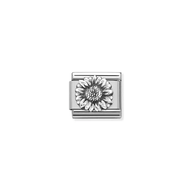 Nomination Composable Link Silver - Sunflower