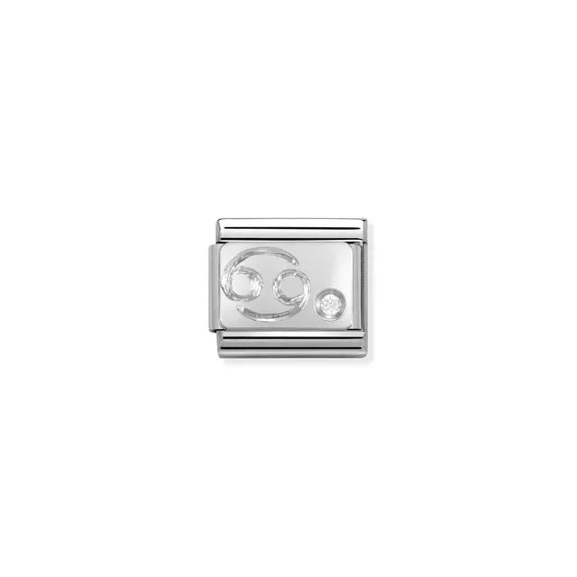 Nomination Composable Link Silver With Stones - Cancer