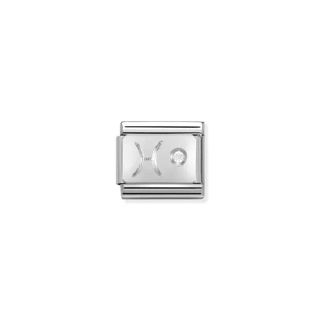 Nomination Composable Link Silver With Stones - Pisces