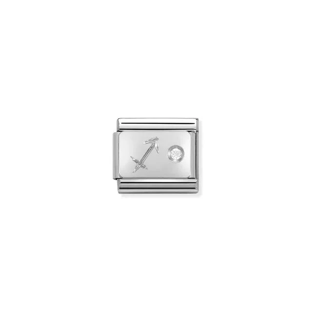 Nomination Composable Link Silver With Stones - Sagittarius