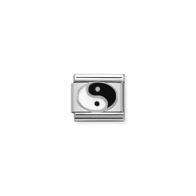 Nomination Composable Link Silver - Yin Yang