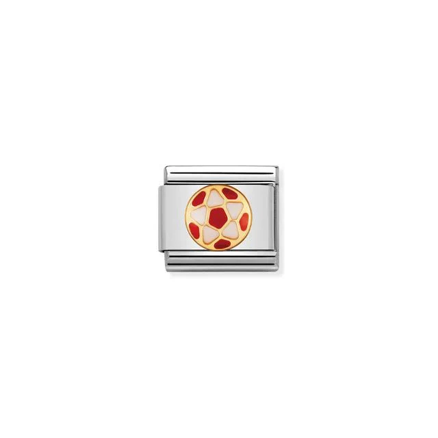 Nomination Composable Link - White And Red Football