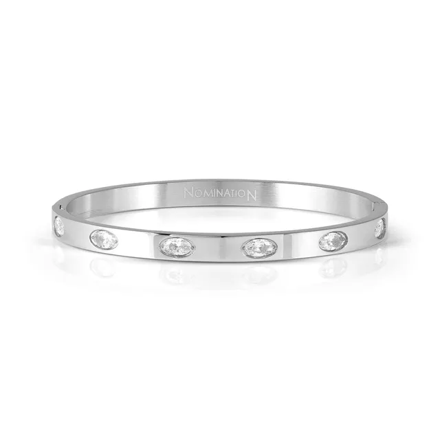 Nomination Pretty Bangles Bracelet - White CZ