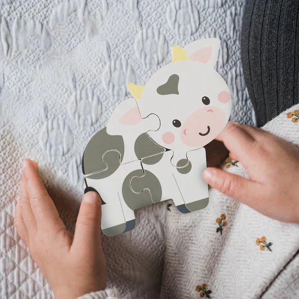 Orange Tree Toys - Cow Wooden Puzzle - Image 4