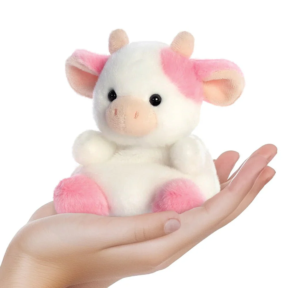 Palm Pals Belle Strawberry Cow Soft Toy - Image 6