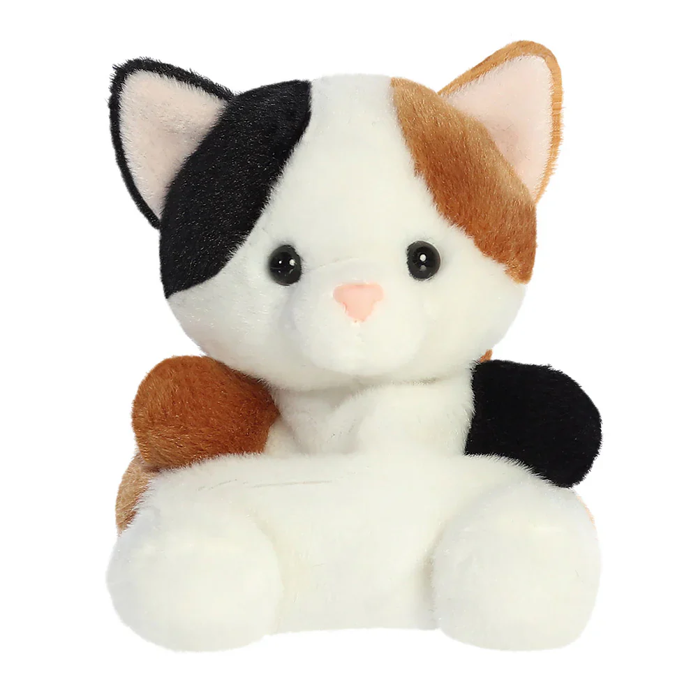 Palm Pals Calico Cat Plush Toy