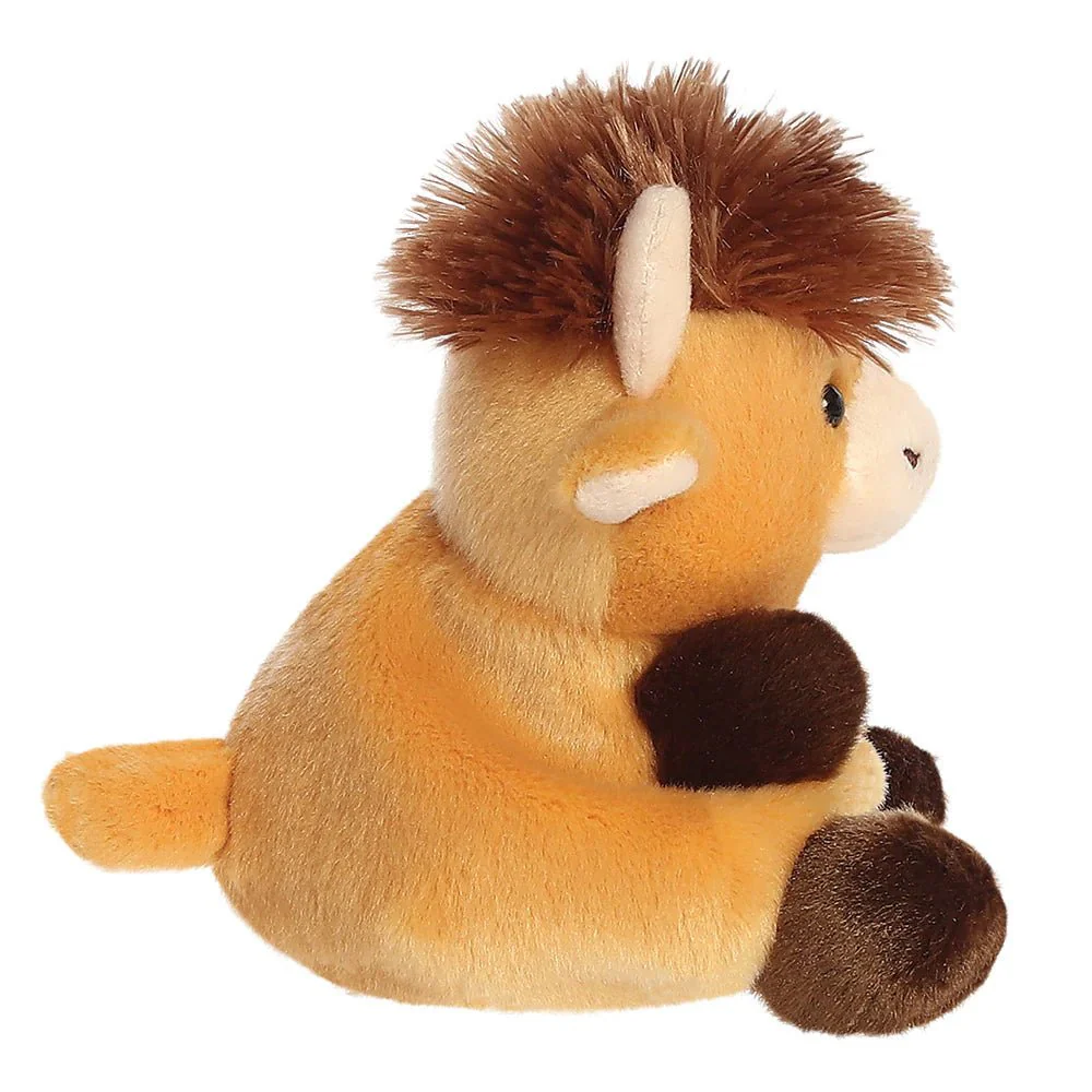 Palm Pals Hubert Highland Cow Plush Toy - Image 3