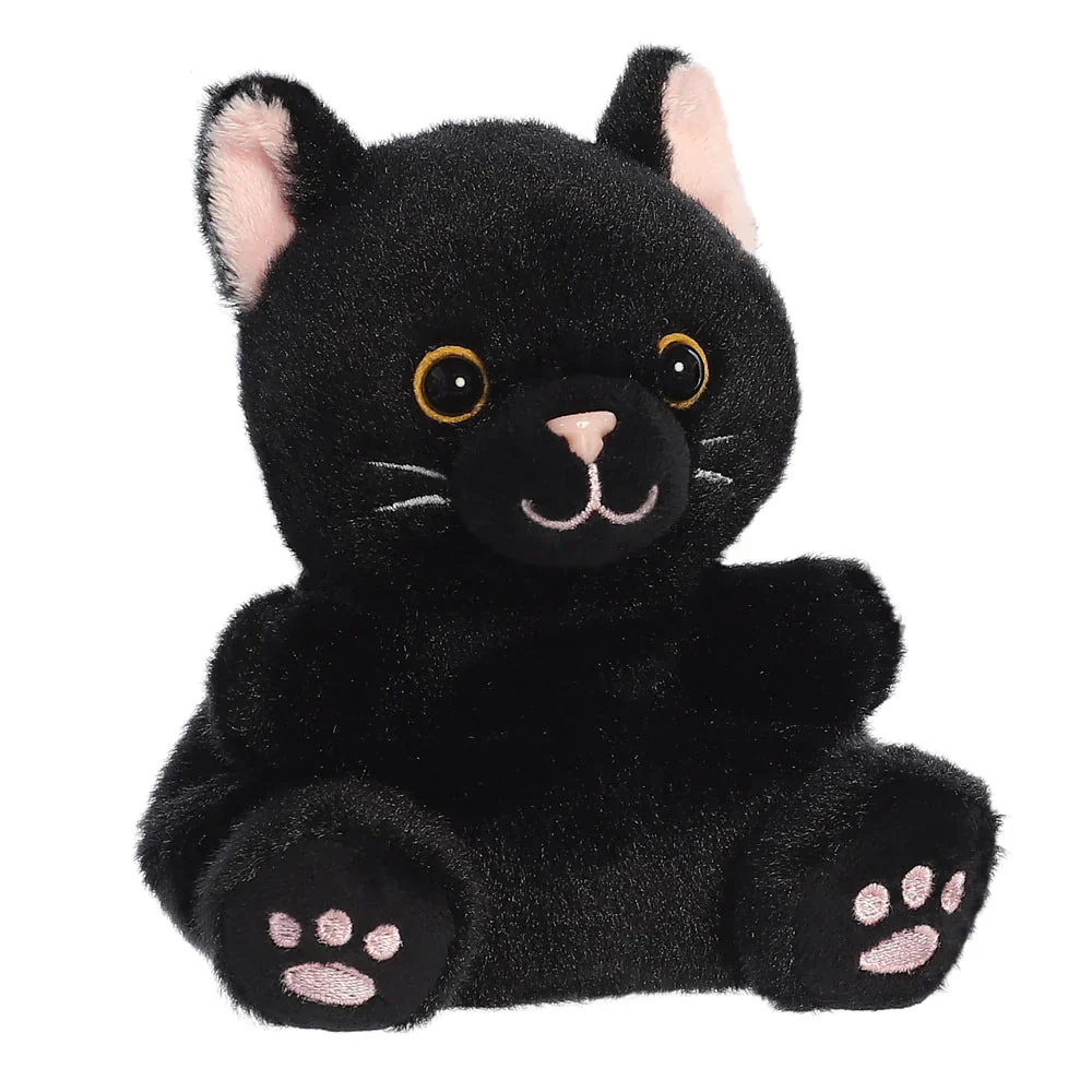 Palm Pals Twilight Black Cat Soft Toy – Cat Plushie - Image 2