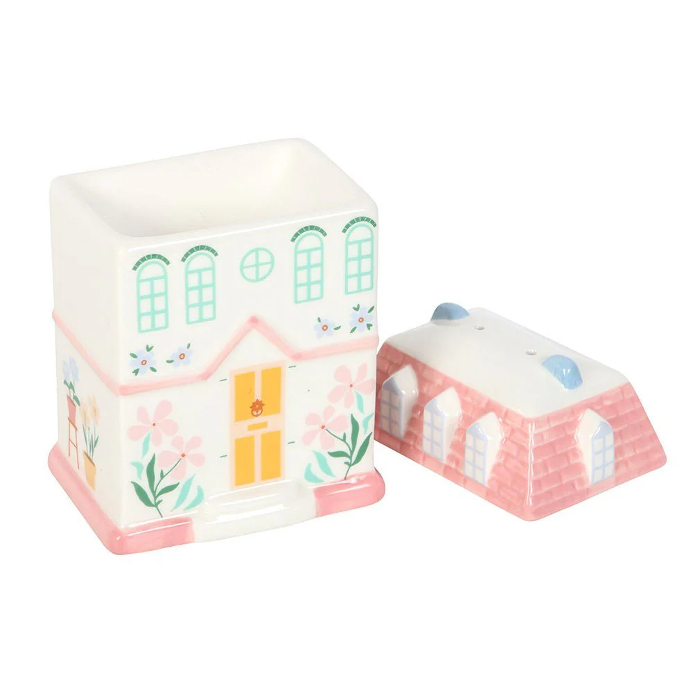 Pastel House Oil Burner and Wax Warmer - Image 2