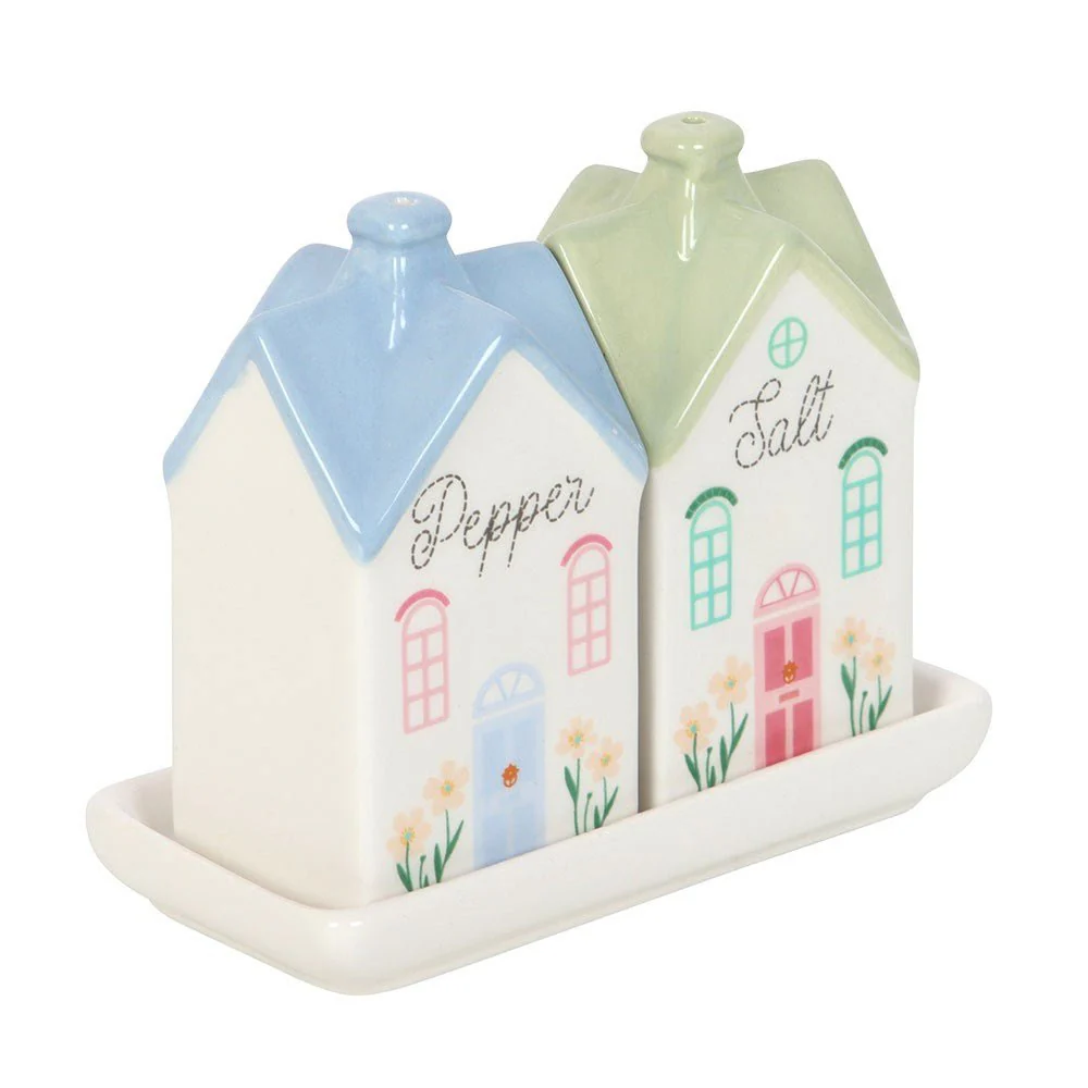 Pastel House Salt and Pepper Shakers - Image 2