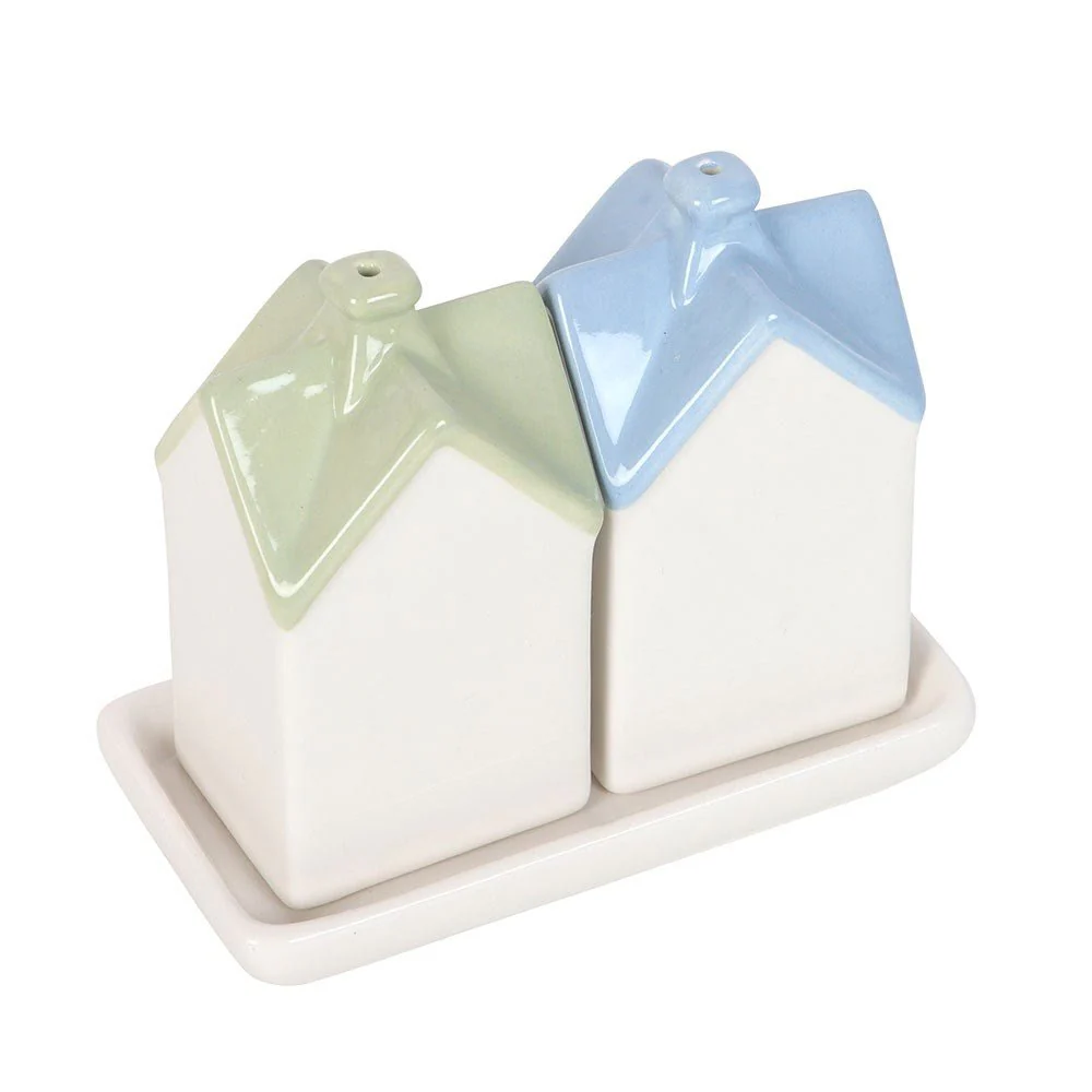 Pastel House Salt and Pepper Shakers - Image 3