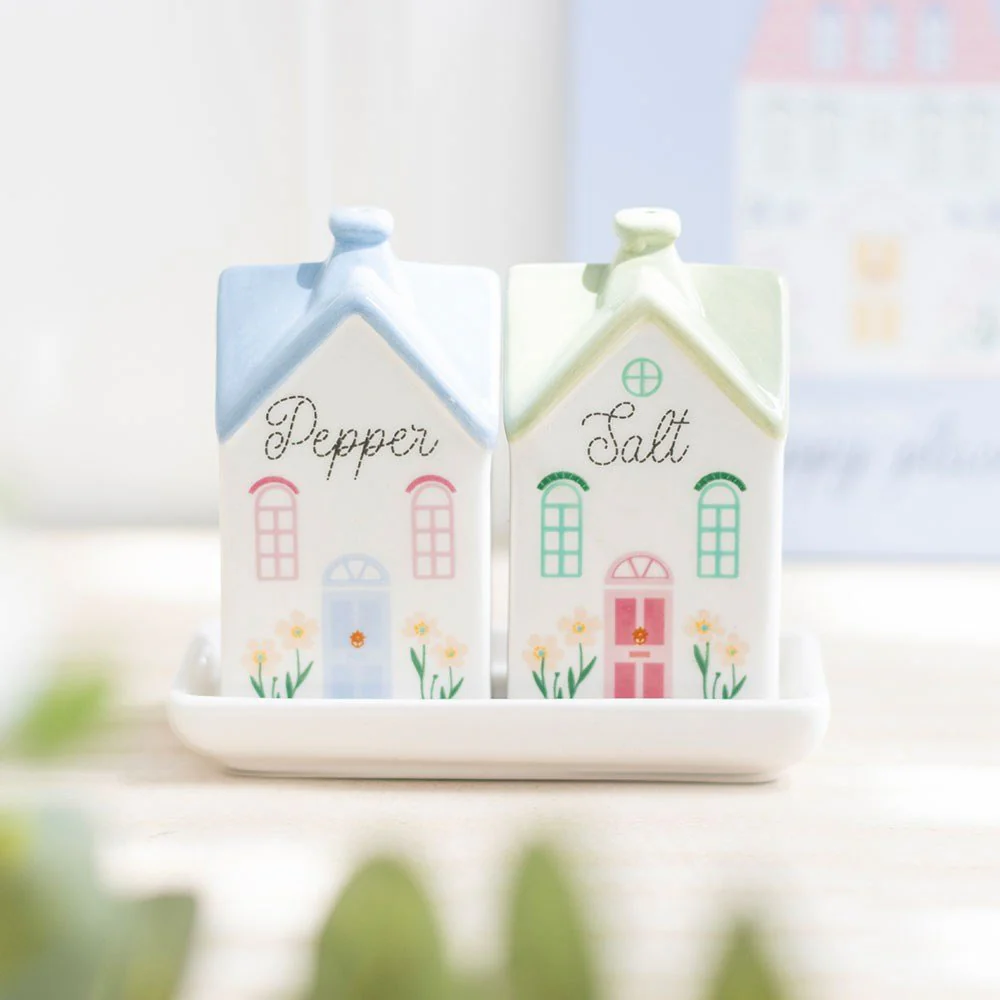 Pastel House Salt and Pepper Shakers - Image 5