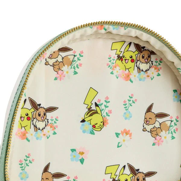 Loungefly Pokémon Pikachu & Eevee Floral Mini Backpack Pokémon - Image 4