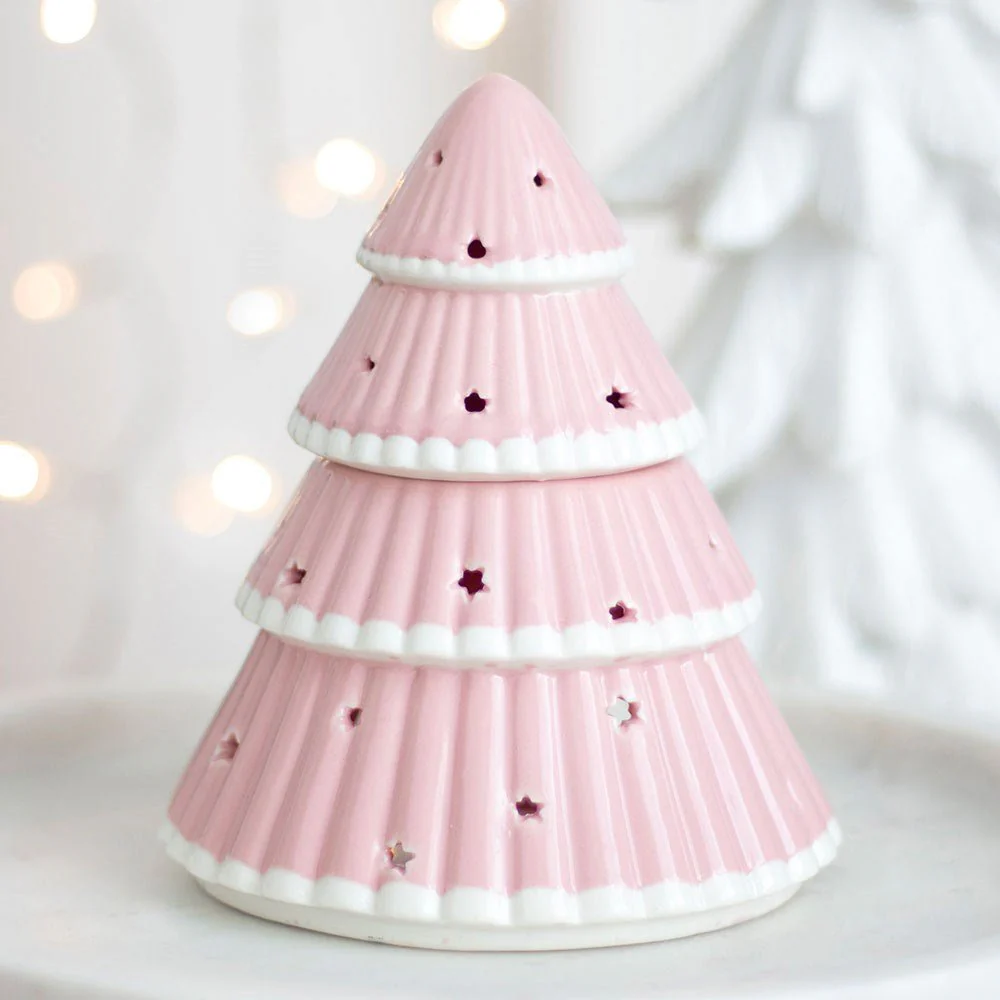 Pink Christmas Tree Oil Burner - Image 6