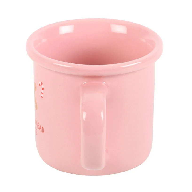 Pink Gingerbread Latte Mug - Image 2