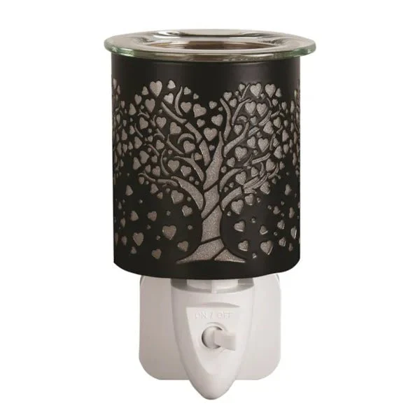 Plug-In Black Heart Tree Wax Melt Burner - Image 2