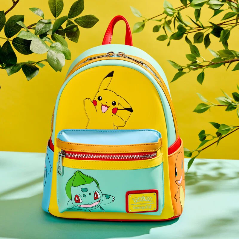 Loungefly Pokémon Color Block Starters Mini Backpack - Image 8