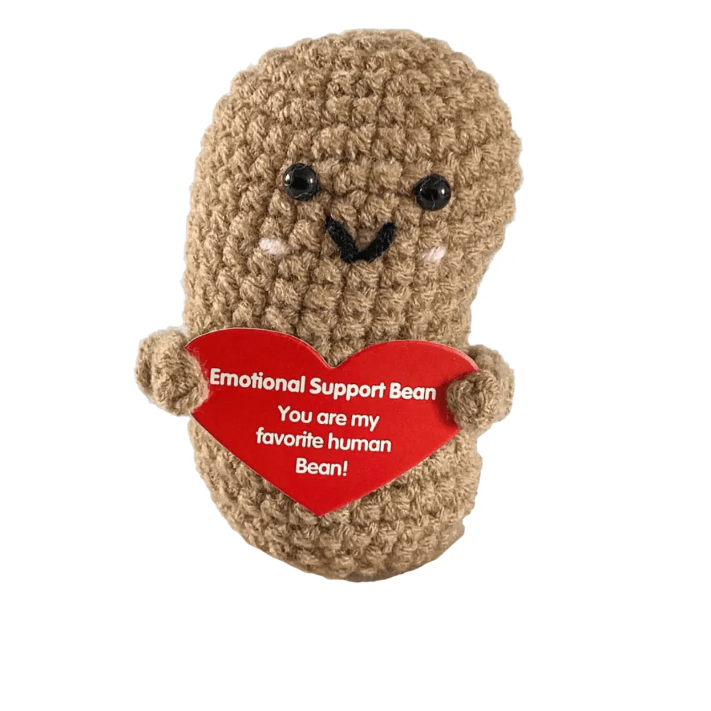 Positive Bean Emotional Support Decoration