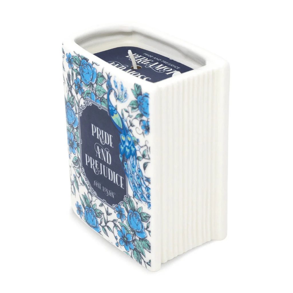 Pride and Prejudice Book Shaped Ceramic Candle - Image 2