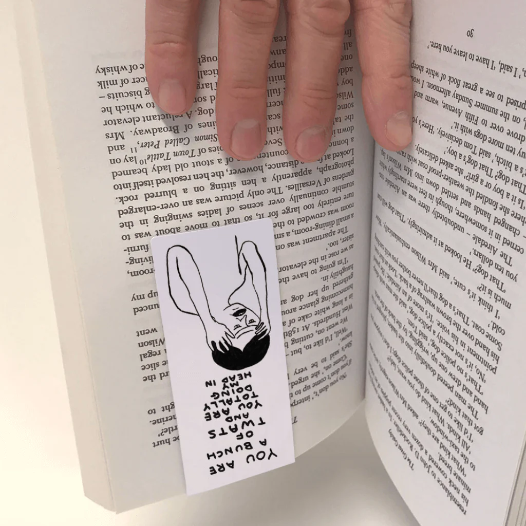 Rude Magnetic Bookmark – Bunch of T-Words by David Shrigley - Image 4