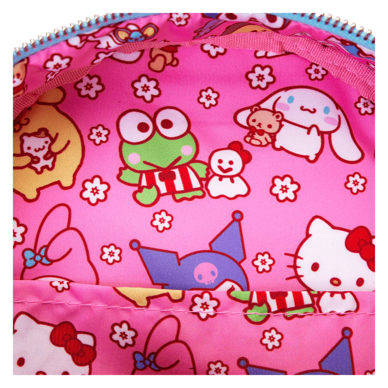 Loungefly Sanrio Hello Kitty & Tiny Chum Bear Sherpa Mini Backpack - Image 6