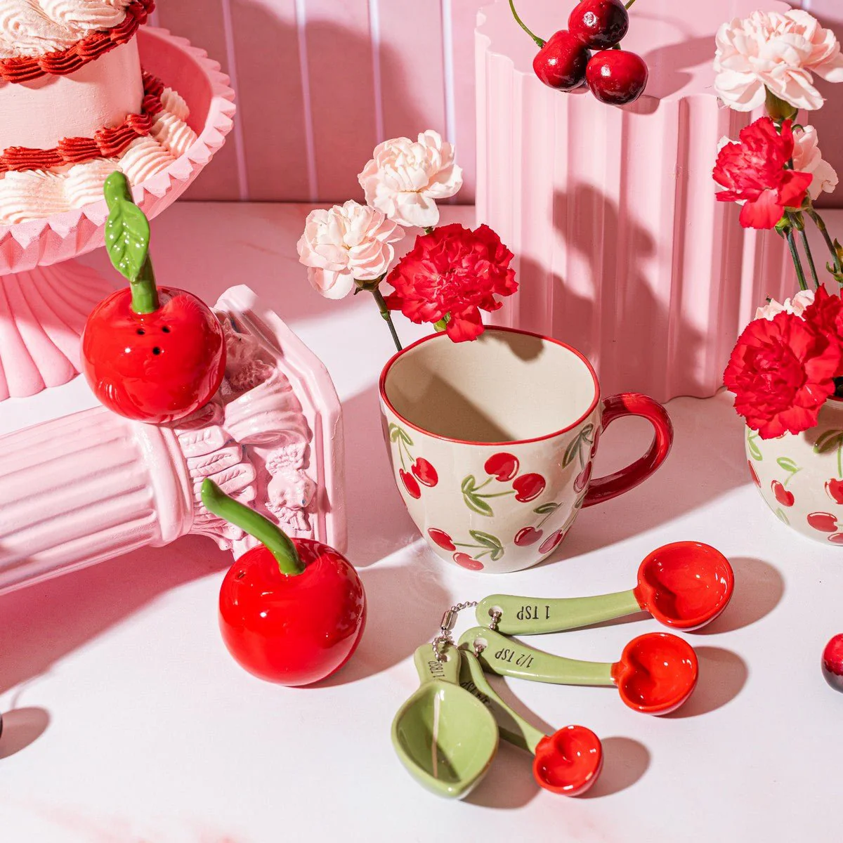 Sass & Belle Cherry Measuring Spoons - Image 4