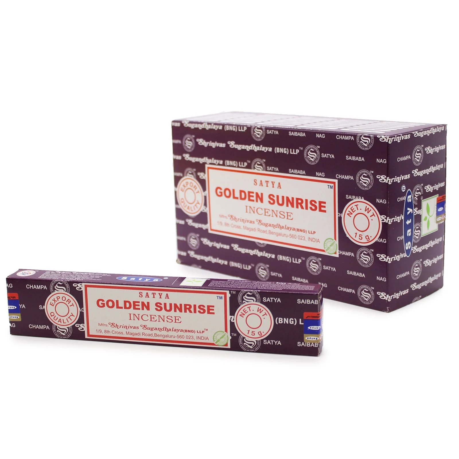Satya Golden Sunrise Incense Sticks 15g