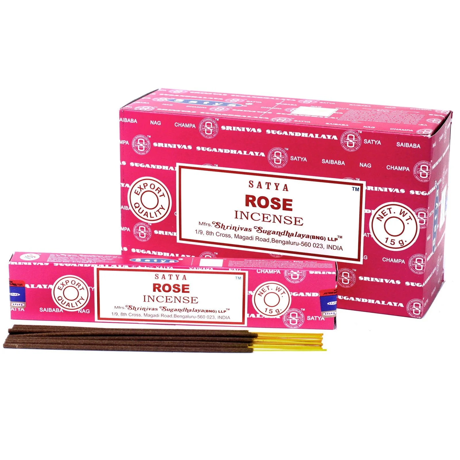 Satya Rose Incense Sticks 15g