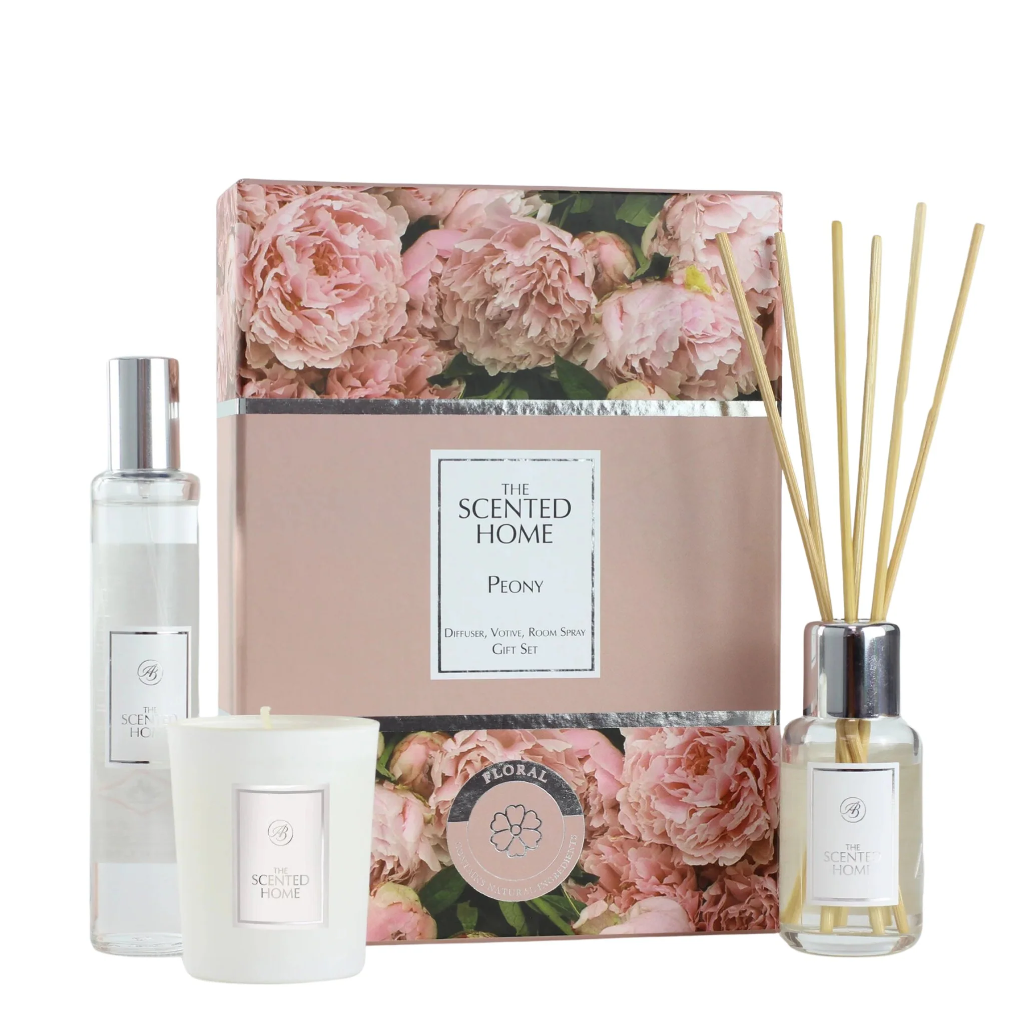 Scented Home Gift Set - Peony