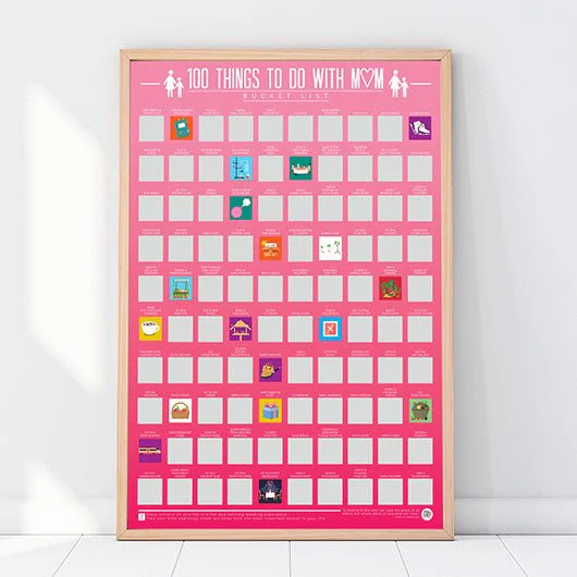 Scratch Poster - 100 Things To Do With Mum Bucket List - Image 2