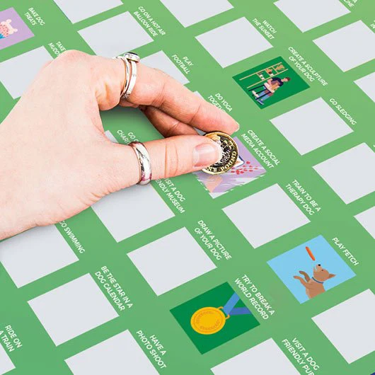 Scratch Poster - 100 Things To Do With Your Dog