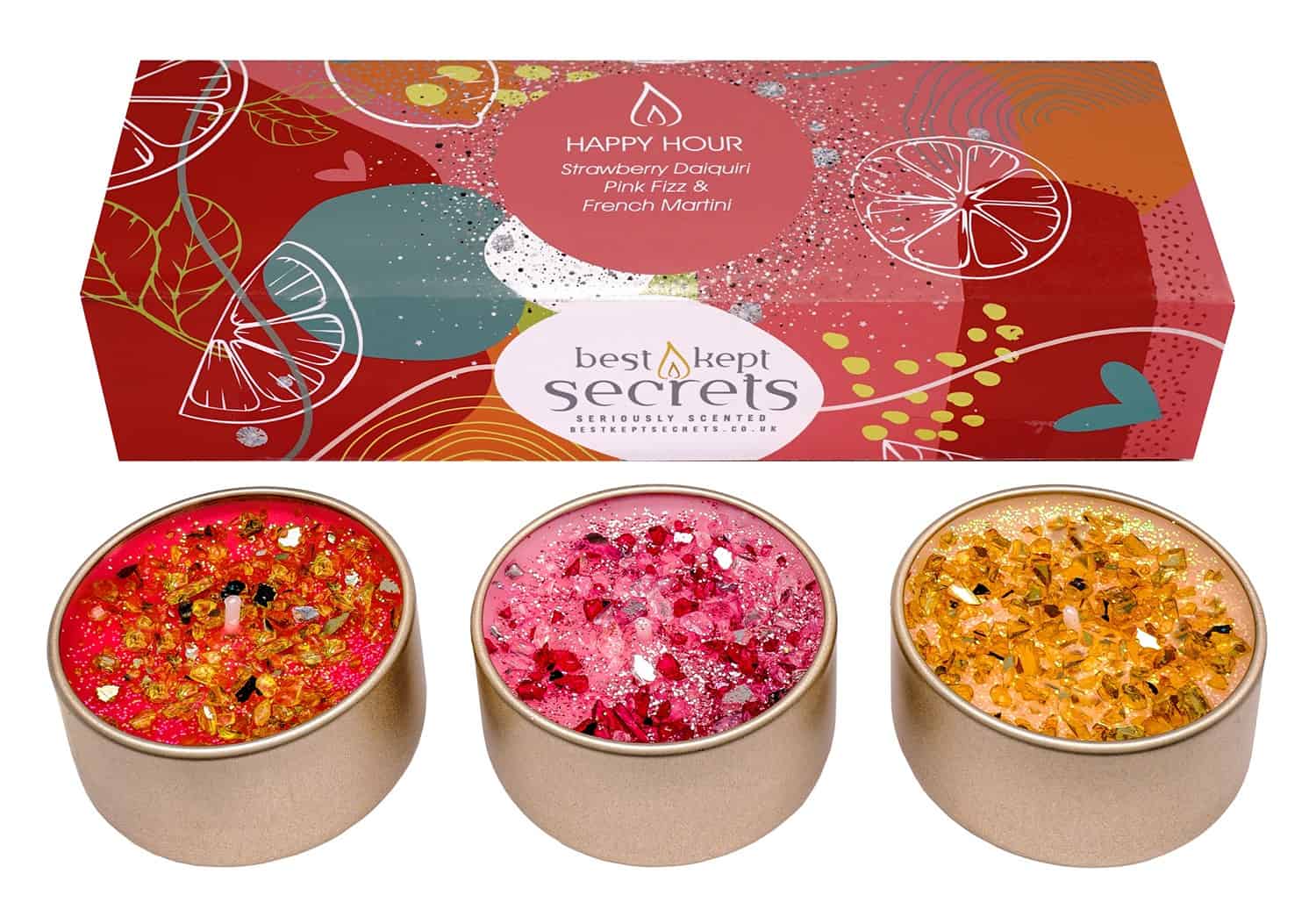 Seriously Scented Candles Three Lites - Happy Hour