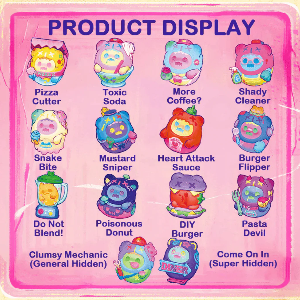 ShinWoo Ghost Bear “Diner” Blind Box - Image 2