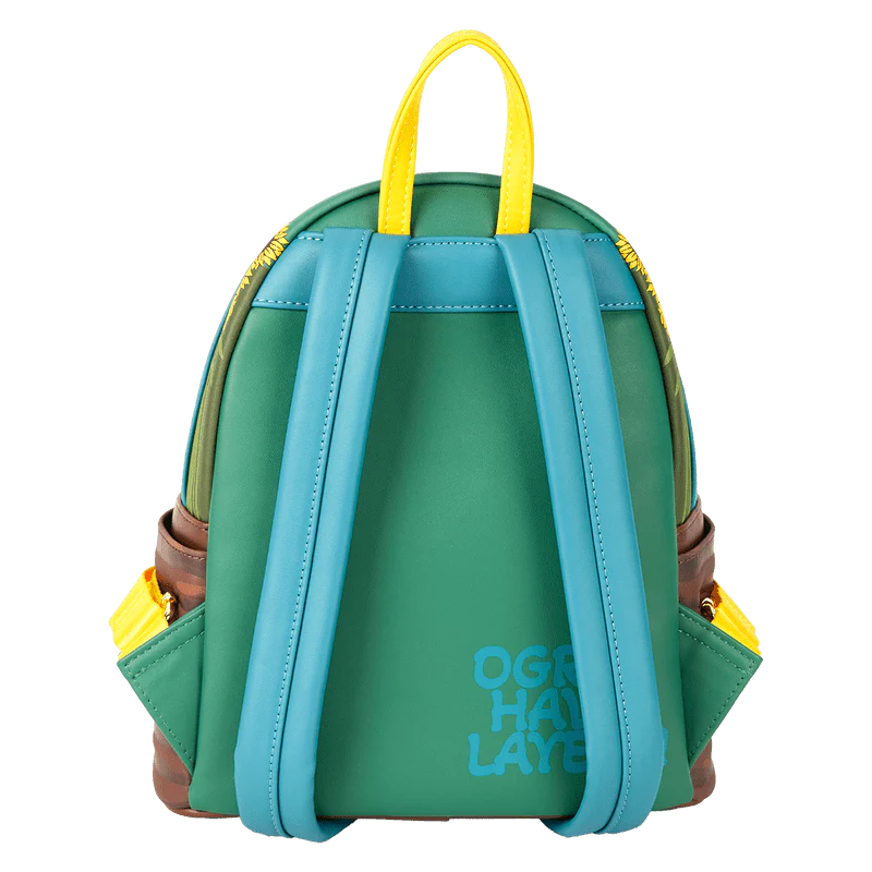 Loungefly Shrek & Donkey Sunflower Field Mini Backpack - Image 4