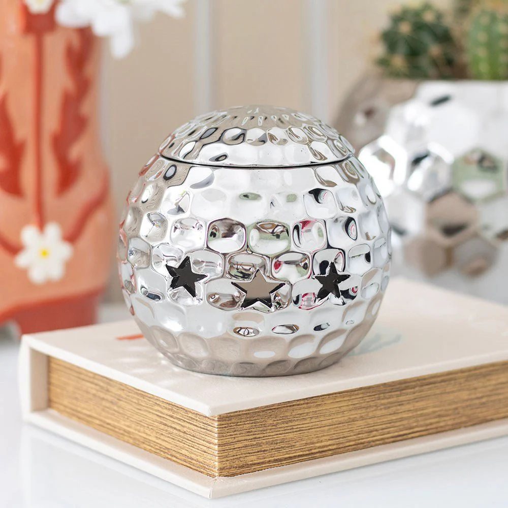 Silver Disco Ball Oil Burner - Image 6