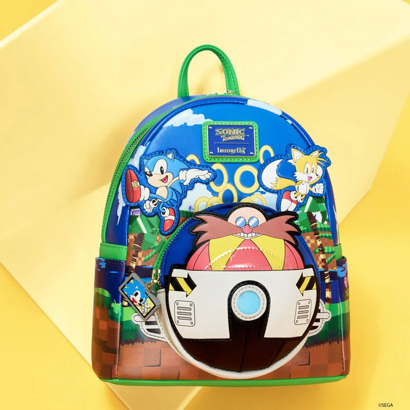 Loungefly Sonic The Hedgehog Light-Up Mini Backpack - Image 7