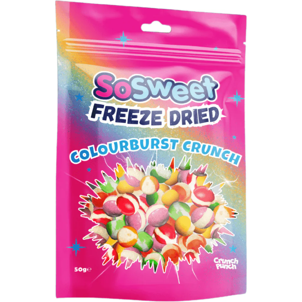 SoSweet Freeze Dried Colourburst Crunch 50g