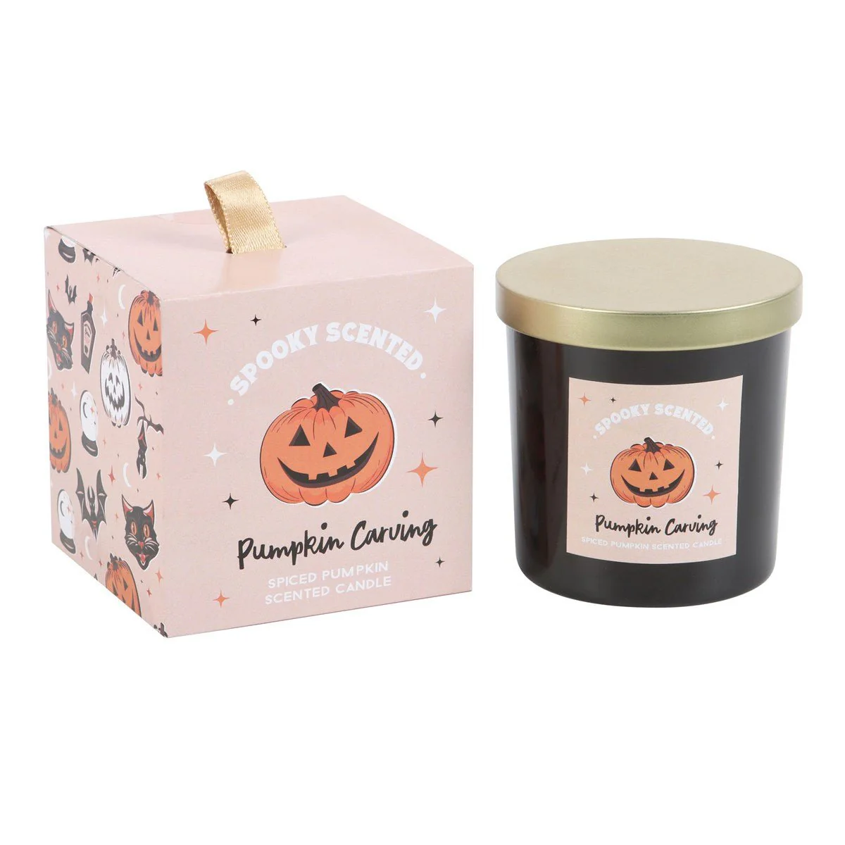 Spooky Scented Candle - Pumpkin Carving
