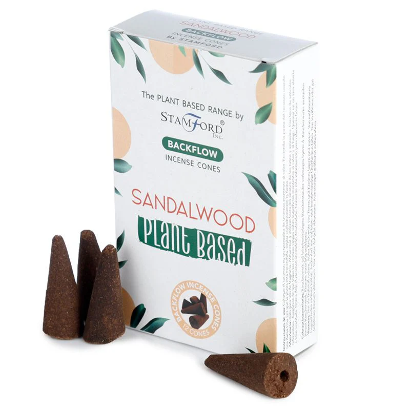 Stamford Sandalwood Plant Based Backflow Incense Cones