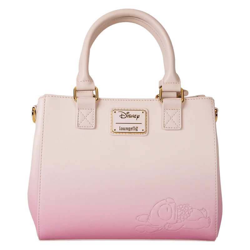 Loungefly Stitch & Angel Cherry Blossom Heart Crossbody Bag - Image 5