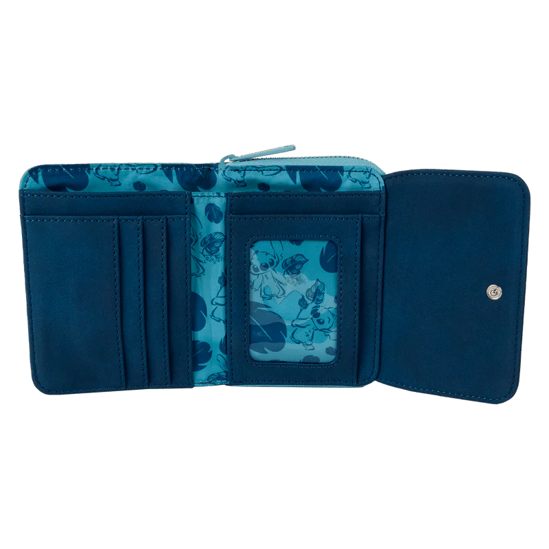 Loungefly Stitch Embroidered Floral Wallet - Image 4