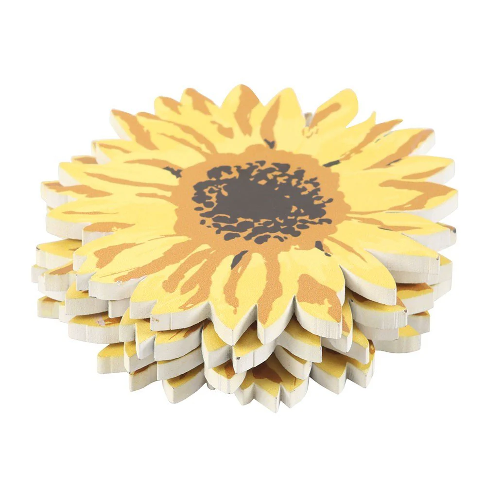 Sunflower Coaster Set - Image 2
