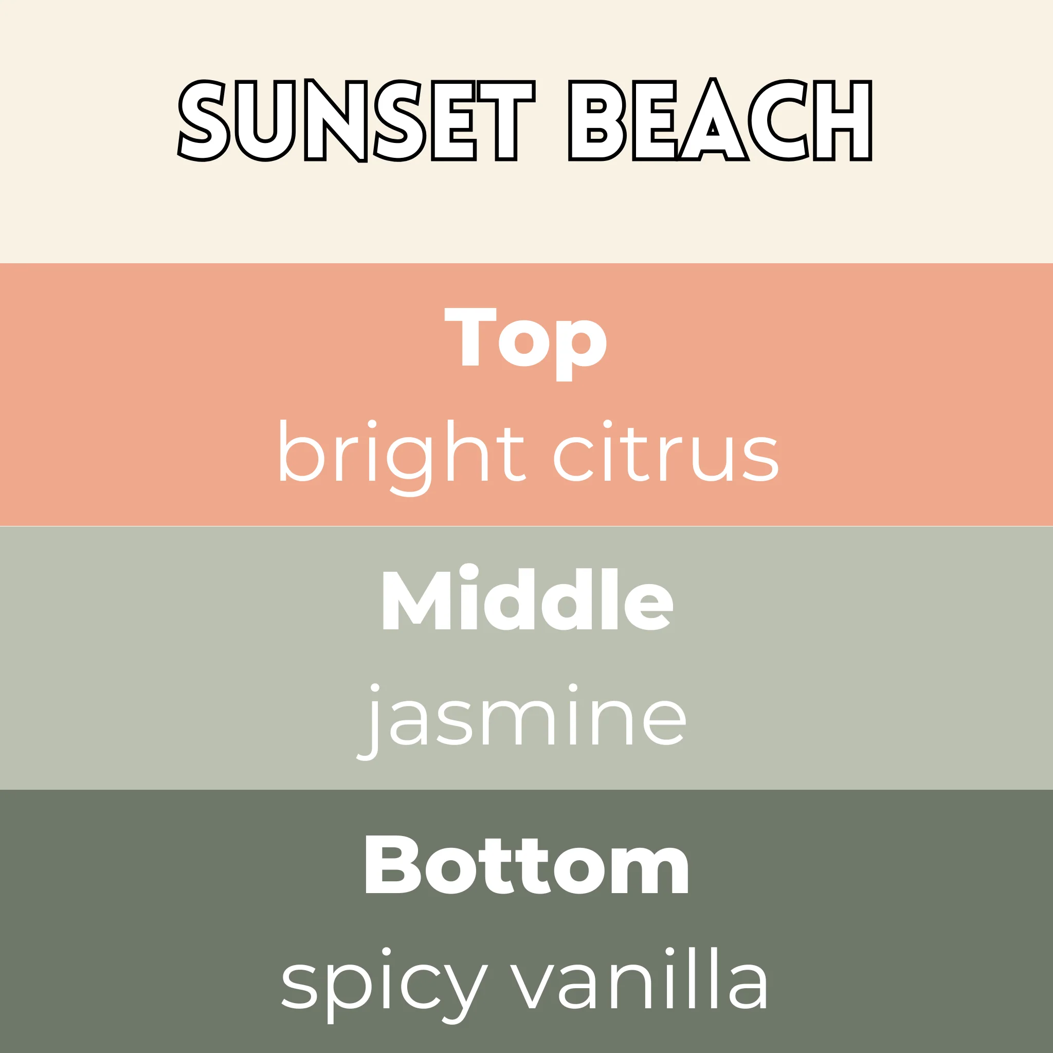 Sunset Beach Segment Wax Melt - Image 2