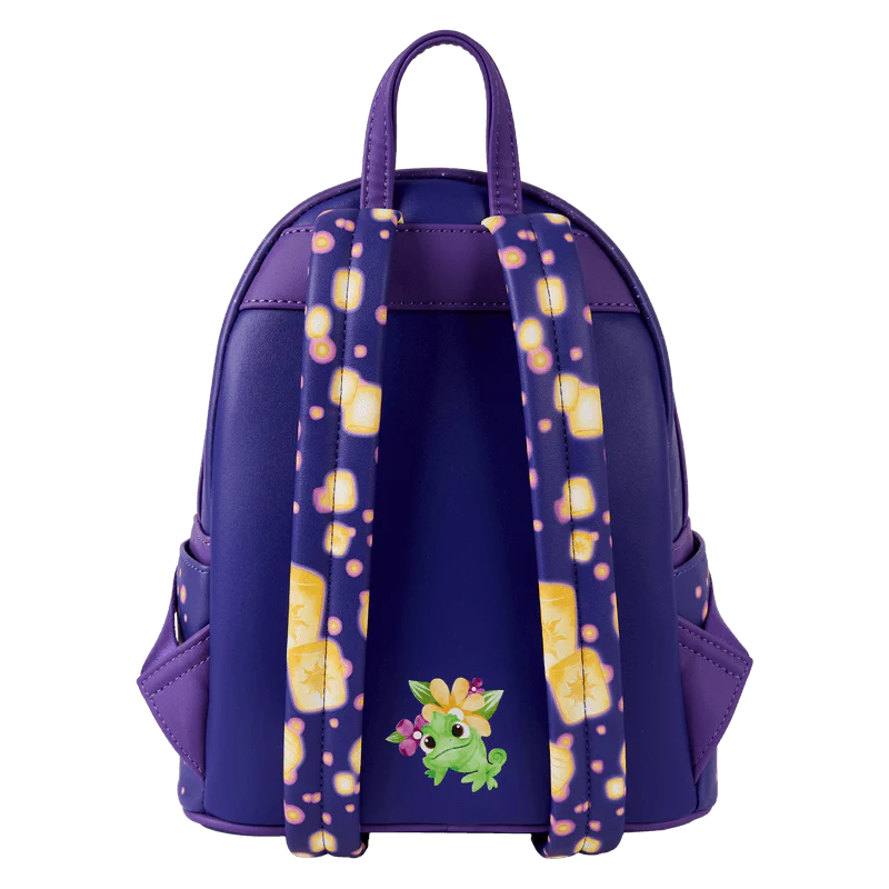Loungefly Tangled Rapunzel & Flynn Rider Lantern Light-Up Mini Backpack - Image 3