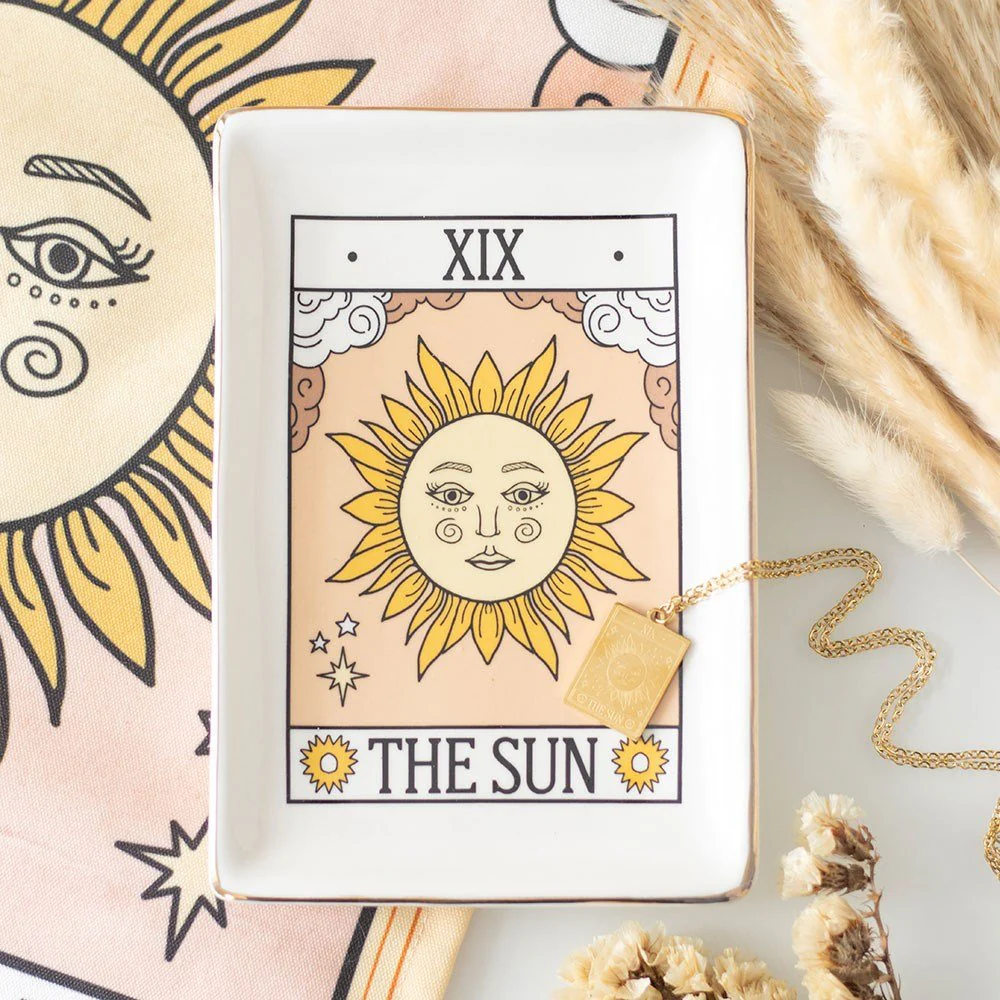 Tarot āThe Sunā Trinket Dish | Mystical Homeware Gift - Image 4
